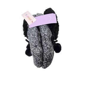 NWT Joyspun Black Heathered Gray Slipper Socks 4-10